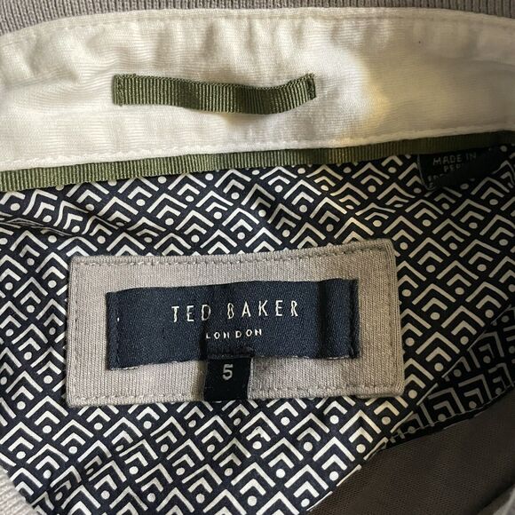 Ted Baker London Polo Shirt 100% Cotton Short Sleeve Pullover Mens 5 - Picture 3 of 7